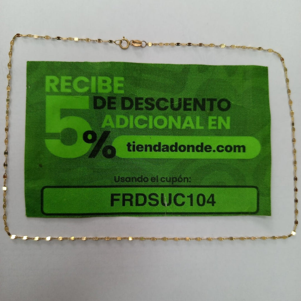 CADENA ORO 10 K 0.9 GRMS (SEMINUEVO)