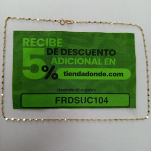 CADENA ORO 10 K 0.9 GRMS (SEMINUEVO)