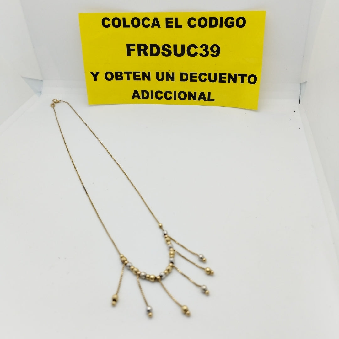 GARGANTILLA ORO 14 K 3.6 GRMS (SEMINUEVO)