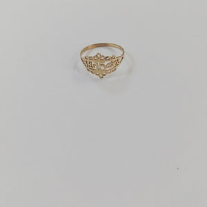 ANILLO CONMEMORATIVO ORO 10 K 1,10 GRMS (SEMINUEVO)