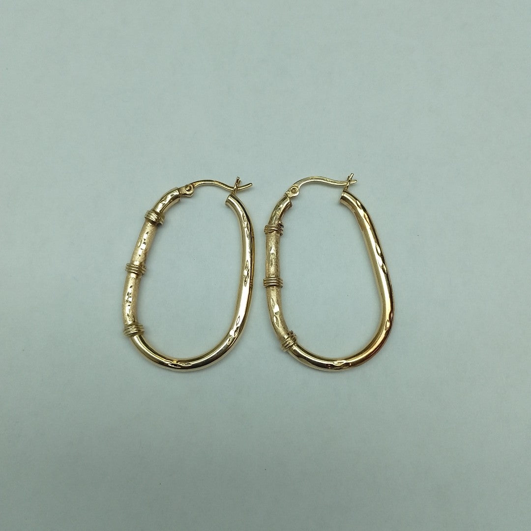 ARRACADAS PAR ORO 14 K 3.5 GRMS (SEMINUEVO)