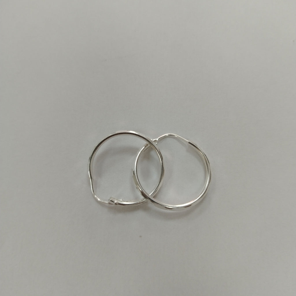 PAR ARRACADAS FACETADA PLATA .925 2.1 GR (NUEVO)