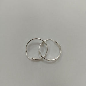 PAR ARRACADAS FACETADA PLATA .925 2.1 GR (NUEVO)