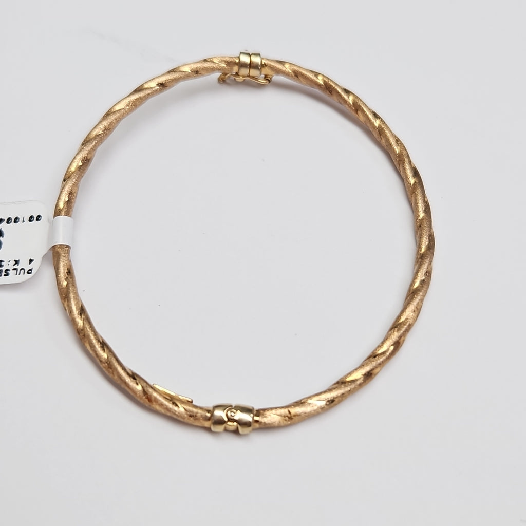 PULSERA RIGIDA ORO 14 K 3,90 GRMS (SEMINUEVO)