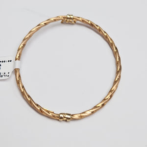 PULSERA RIGIDA ORO 14 K 3,90 GRMS (SEMINUEVO)