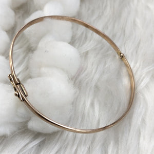 PULSERA RIGIDA ORO 8 K 7.4 GRMS (SEMINUEVO)