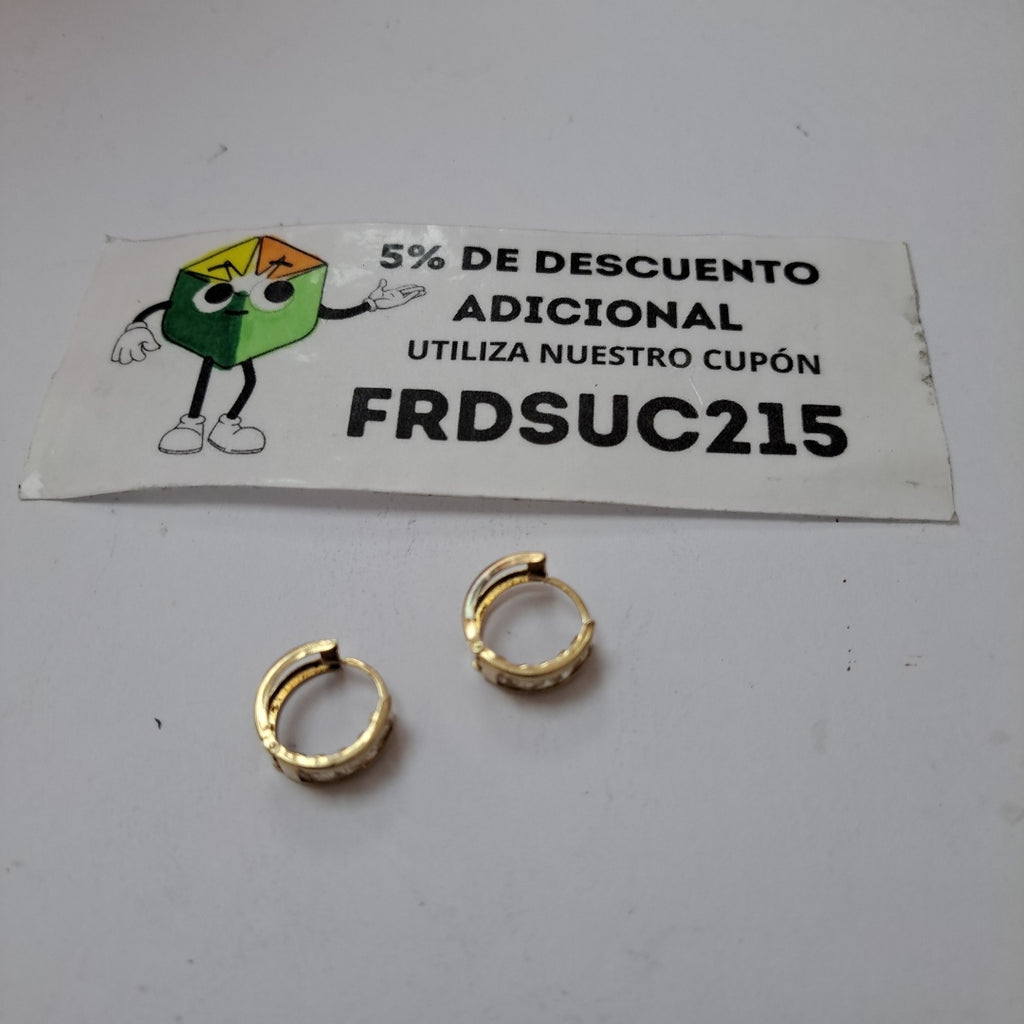 ARRACADAS PAR ORO 10 K 2,60 GRMS (SEMINUEVO)