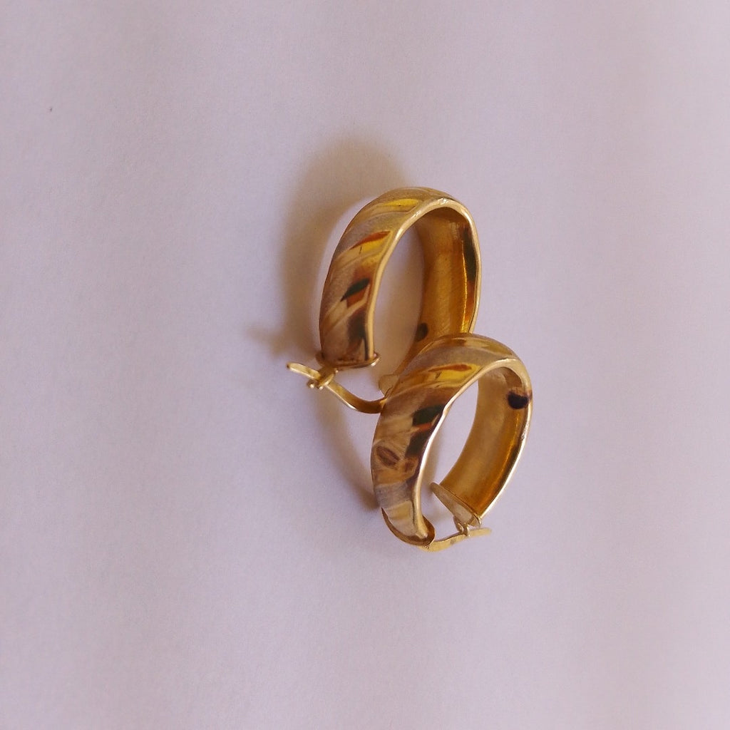 ARRACADAS PAR ORO 14 K 3,70 GRMS (SEMINUEVO)