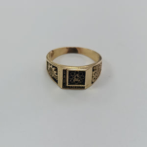 ANILLO CONMEMORATIVO ORO 10 K 5.9 GRMS (SEMINUEVO)