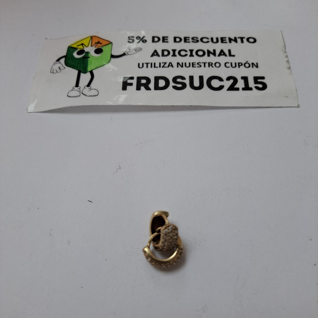 ARRACADAS PAR ORO 10 K 3.5 GRMS (SEMINUEVO)