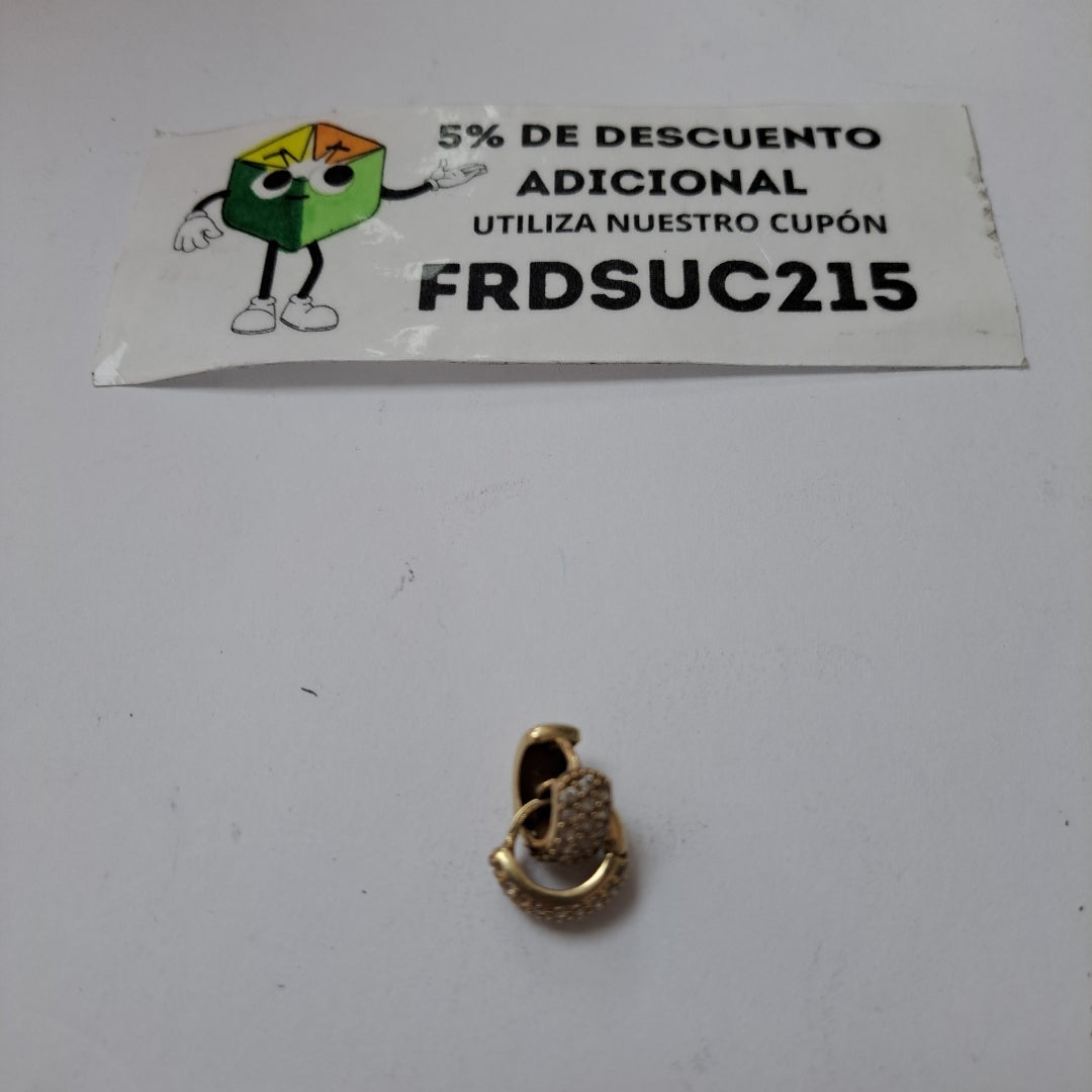 ARRACADAS PAR ORO 10 K 3.5 GRMS (SEMINUEVO)