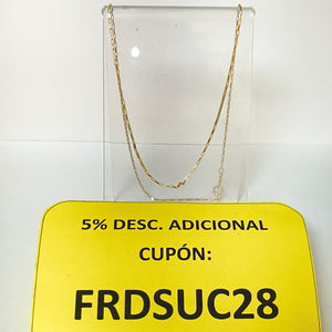 CADENA ORO 14 K 1.1 GRMS (SEMINUEVO)