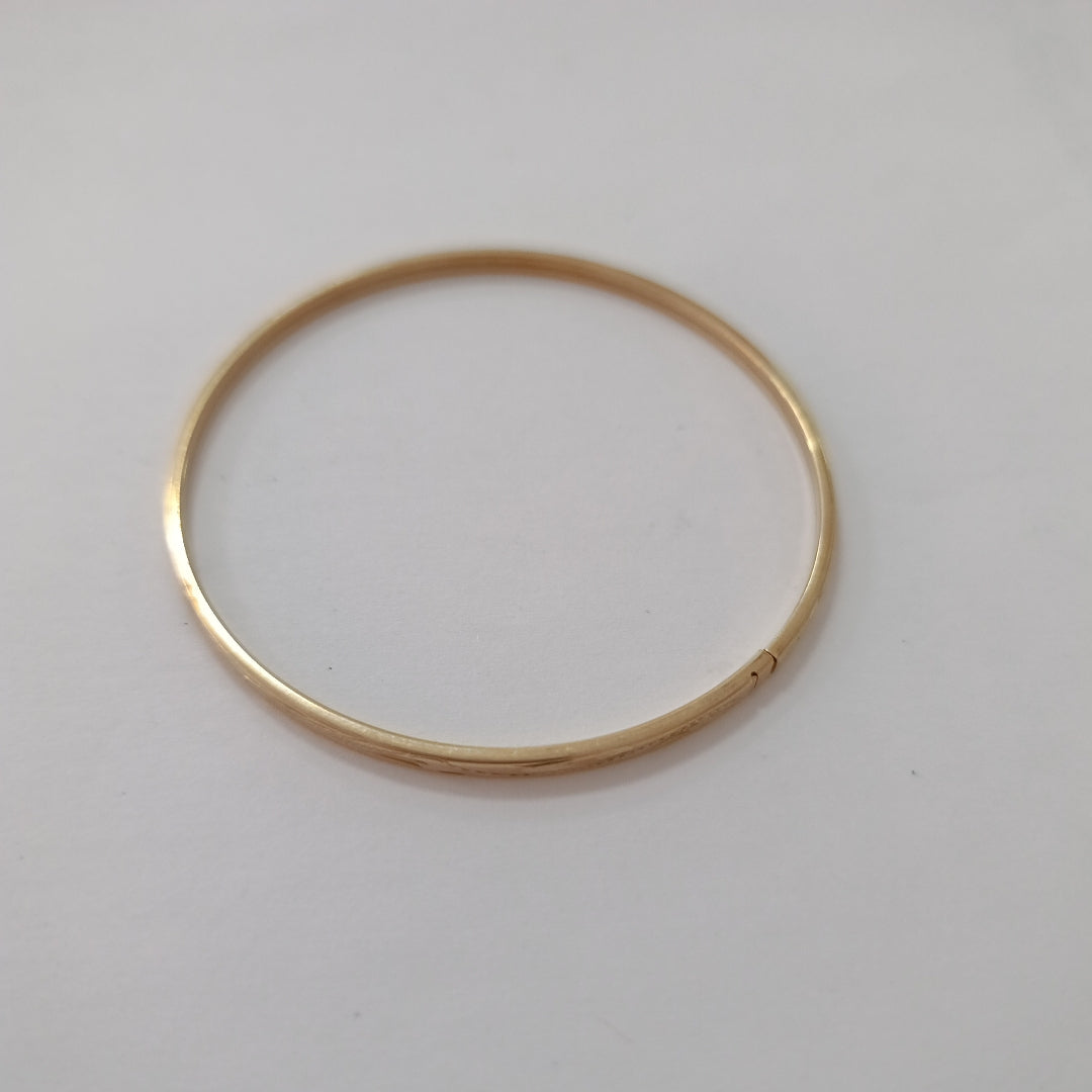 PULSERA RIGIDA ORO 8 K 4,10 GRMS (SEMINUEVO)