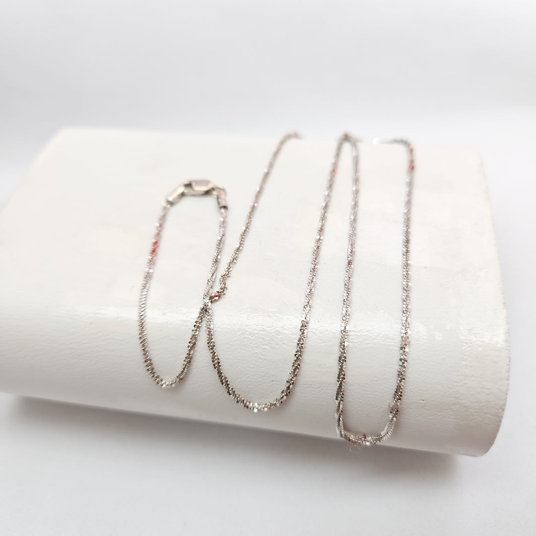 CADENA ORO BLANCO 10 K 2,60 GRMS (SEMINUEVO)