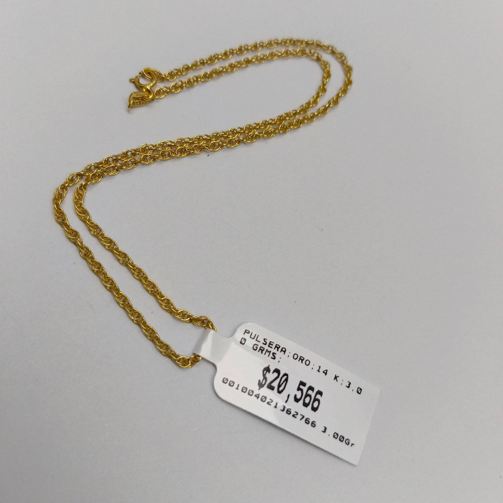 PULSERA ORO 14 K 3,00 GRMS (SEMINUEVO)