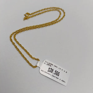 PULSERA ORO 14 K 3,00 GRMS (SEMINUEVO)