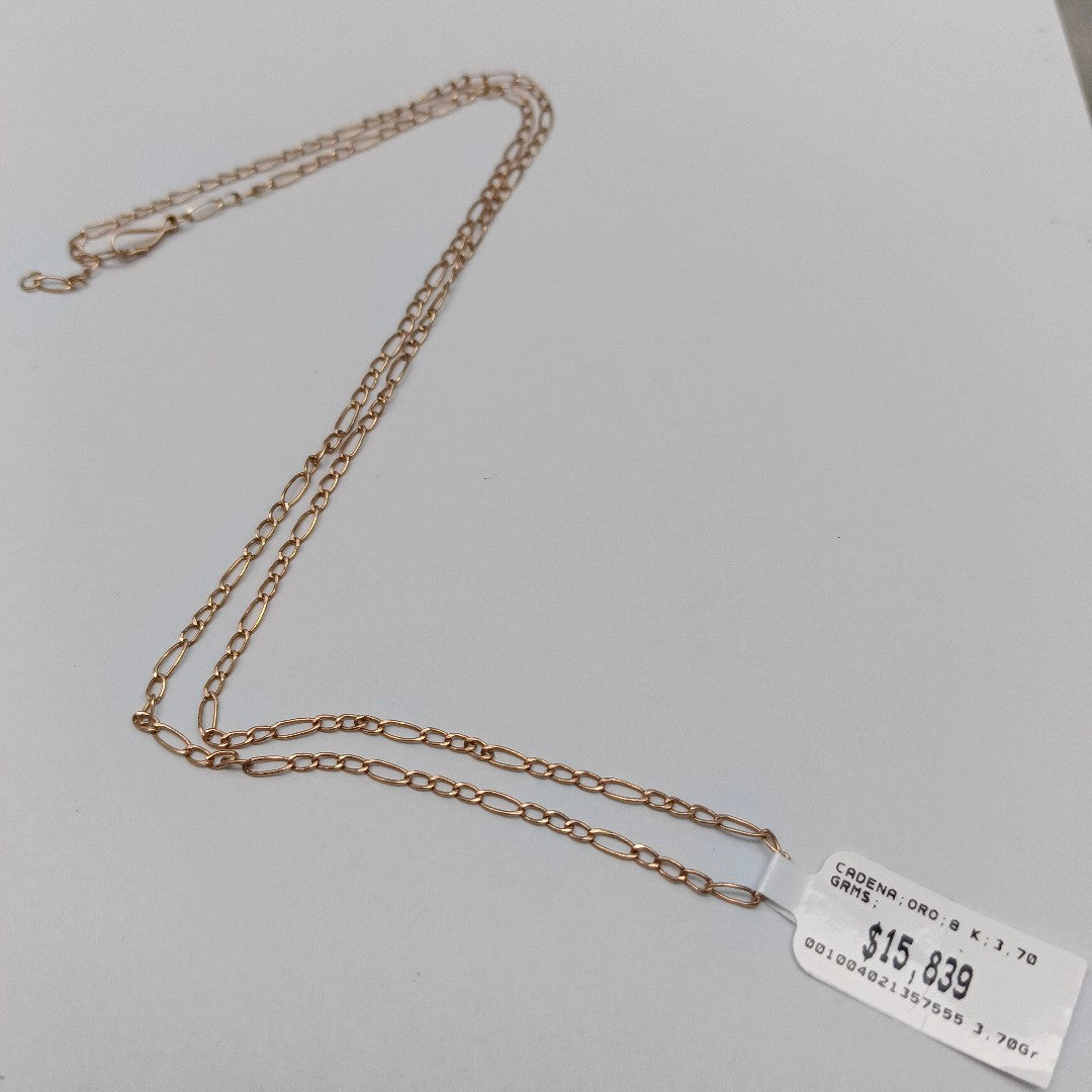 CADENA ORO 8 K 3,70 GRMS (SEMINUEVO)