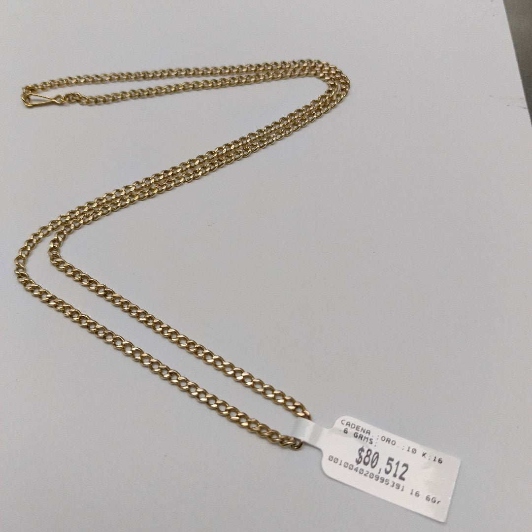 CADENA ORO 10 K 16.6 GRMS (SEMINUEVO)