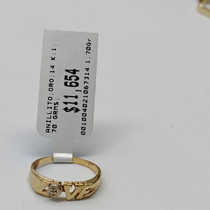 ANILLITO ORO 14 K 1,70 GRMS (SEMINUEVO)