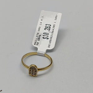 ANILLITO ORO 14 K 1,50 GRMS (SEMINUEVO)