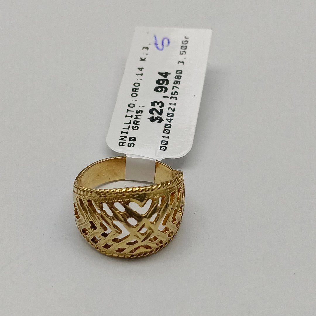 ANILLITO ORO 14 K 3,50 GRMS (SEMINUEVO)