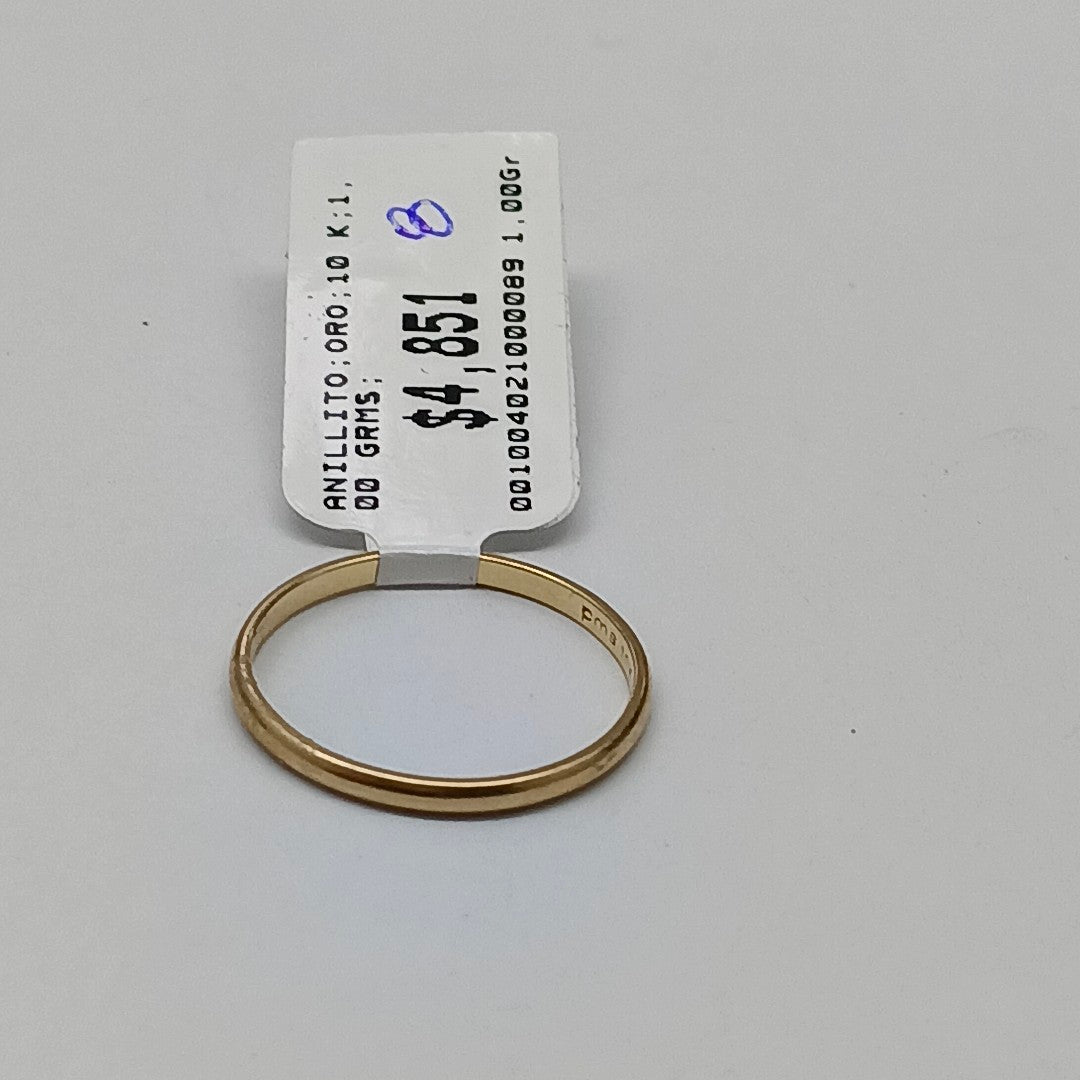 ANILLITO ORO 10 K 1,00 GRMS (SEMINUEVO)