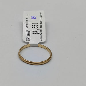 ANILLITO ORO 10 K 1,00 GRMS (SEMINUEVO)