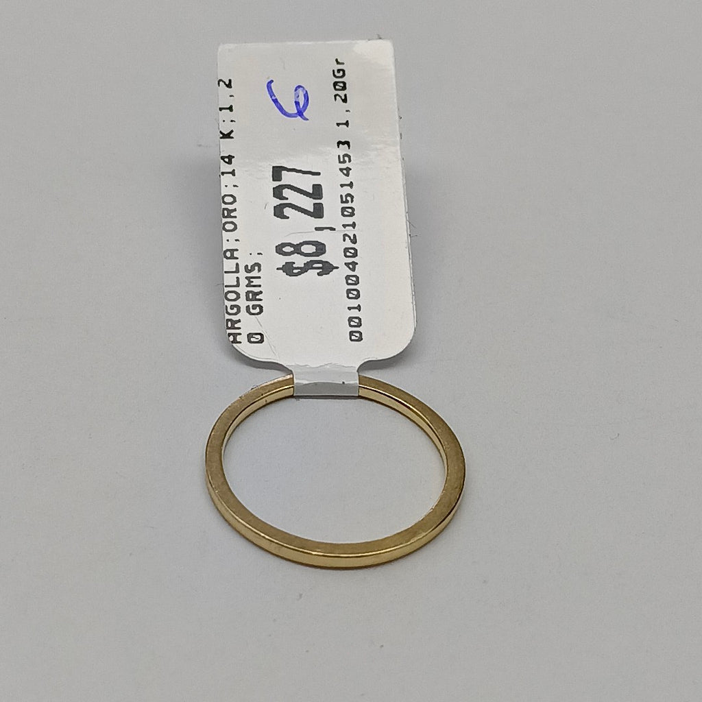ARGOLLA ORO 14 K 1,20 GRMS (SEMINUEVO)