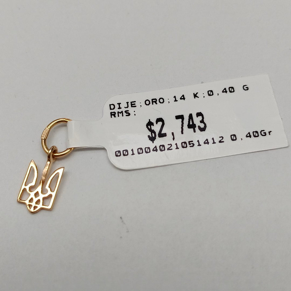 DIJE ORO 14 K 0,40 GRMS (SEMINUEVO)