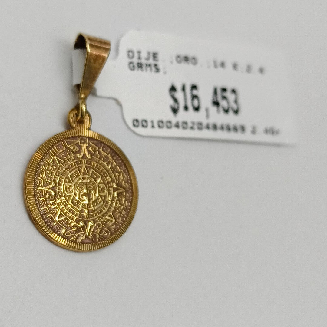 DIJE ORO 14 K 2.4 GRMS (SEMINUEVO)