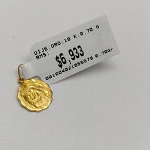 DIJE ORO 18 K 0,70 GRMS (SEMINUEVO)