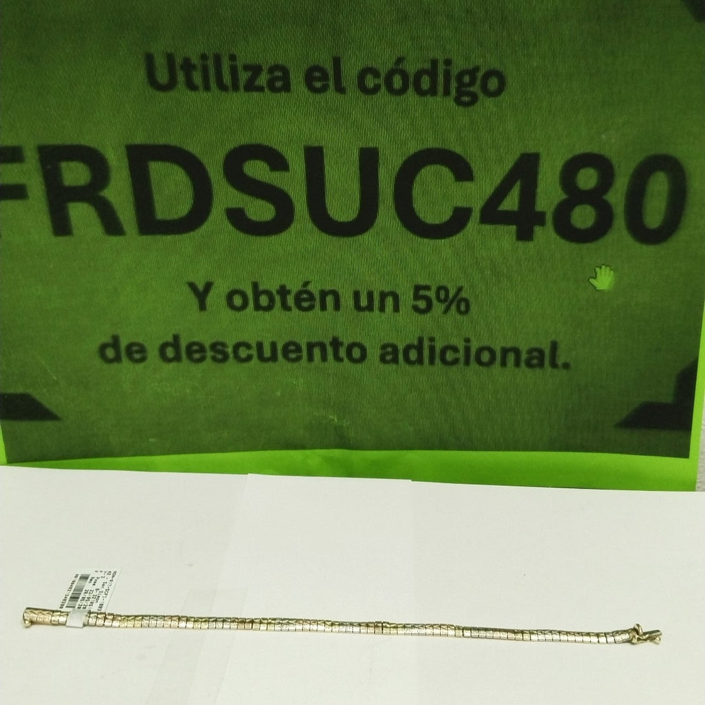 PULSERA ORO,ORO COMBINADO 14 K 11,00 GRMS (SEMINUEVO)