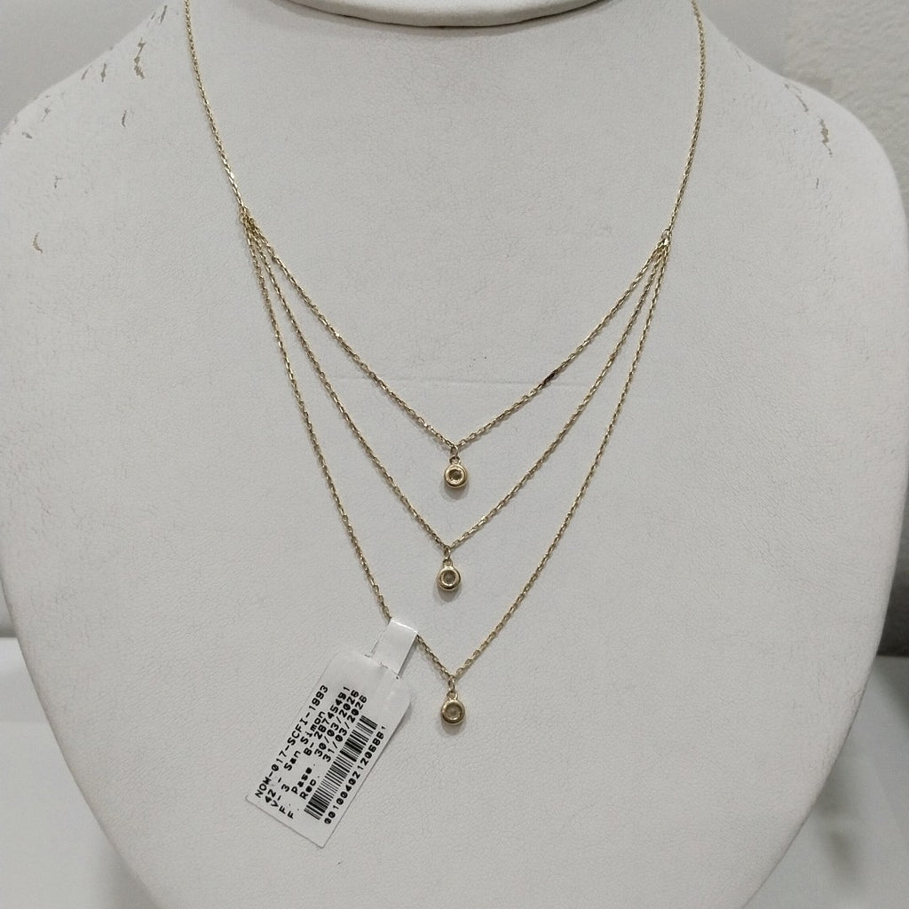 COLLAR ORO 14 K 2,80 GRMS (SEMINUEVO)