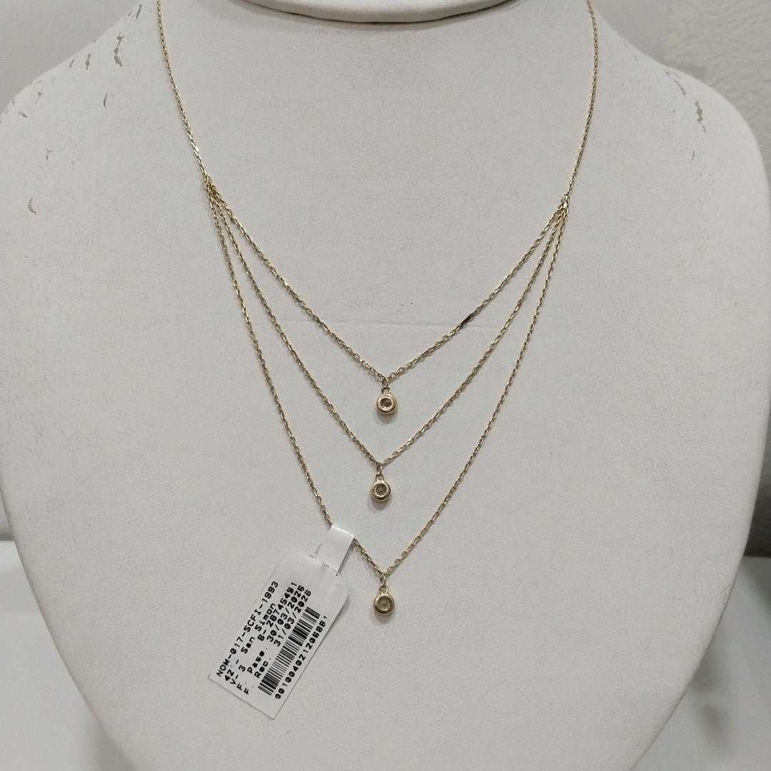 COLLAR ORO 14 K 2,80 GRMS (SEMINUEVO)