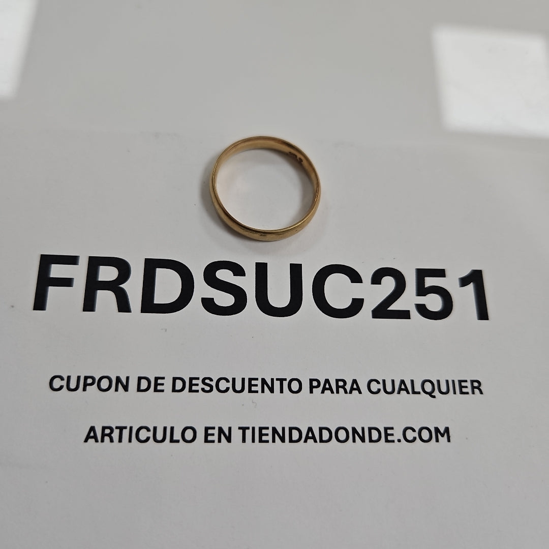 ARGOLLA ORO 10 K 2 GRMS (SEMINUEVO)