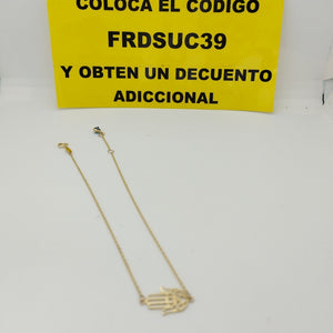 PULSERAS TEJIDO TOBILLERA TJ ESPECIAL ORO 10K 25 CM 1.1 GR (NUEVO)