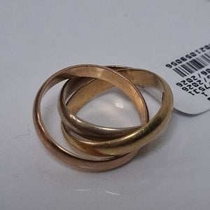 ARGOLLA ORO, ORO COMBINADO 16K 8.2 GRMS (SEMINUEVO)