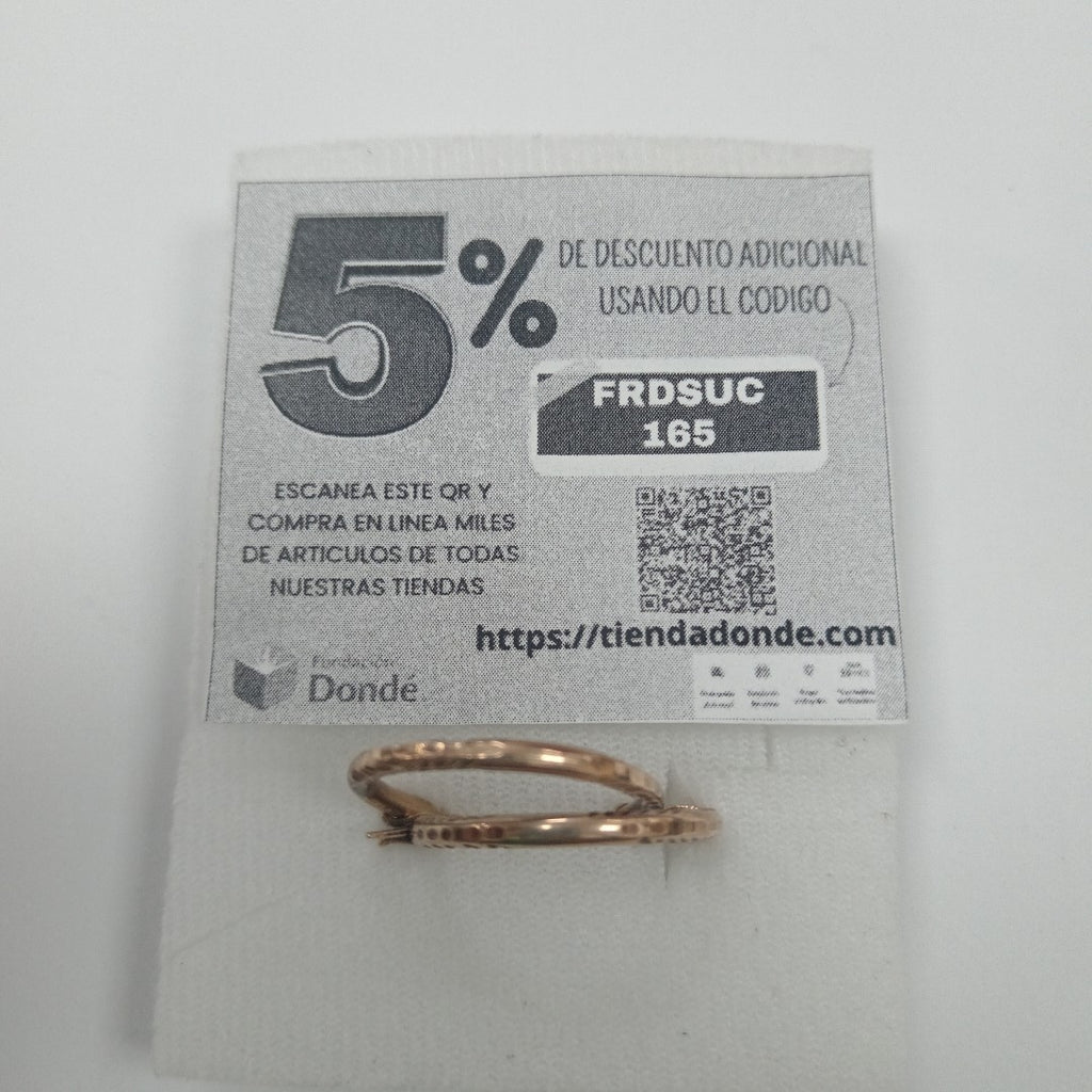 ARRACADAS PAR ORO 10 K 2,40 GRMS (SEMINUEVO)