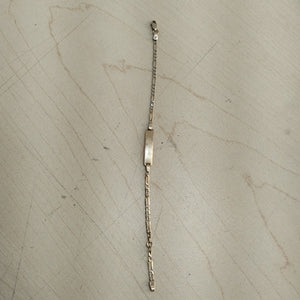 ESCLAVA ORO, RODIADO 14 K 2.4 GRMS (SEMINUEVO)
