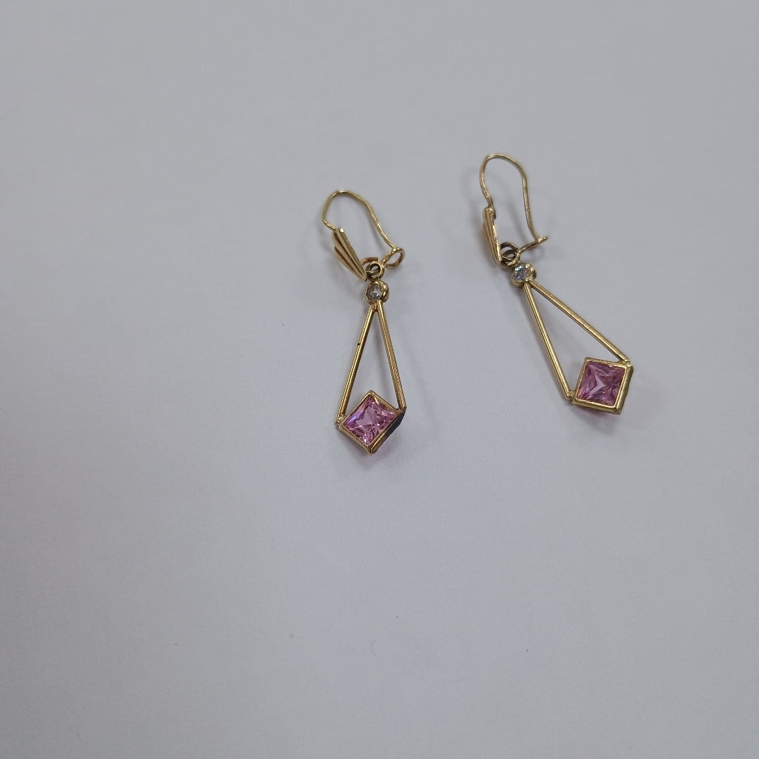 ARETES PAR ORO 10 K 1.6 GRMS (SEMINUEVO)