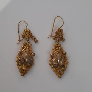 ARETES PAR ORO 10 K 6.3 GRMS (SEMINUEVO)