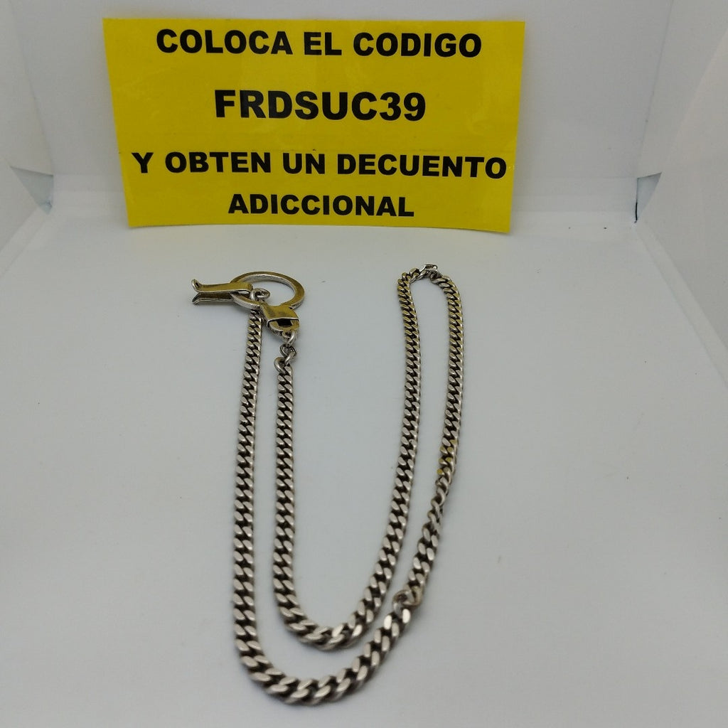 ANILLO, CADENA PLATA 101.2 GRMS (SEMINUEVO)
