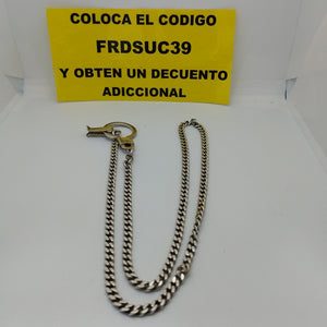 ANILLO, CADENA PLATA 101.2 GRMS (SEMINUEVO)
