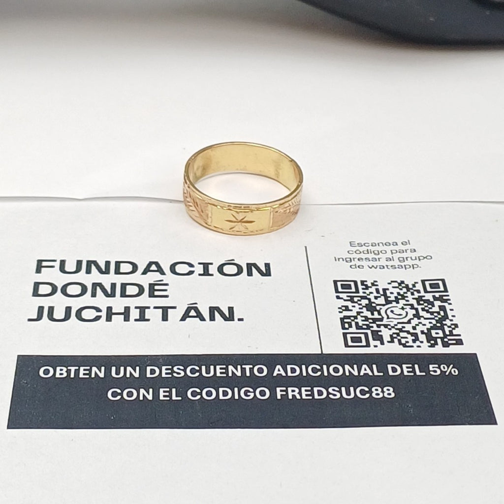 ARGOLLA ORO 10 K 3,10 GRMS (SEMINUEVO)