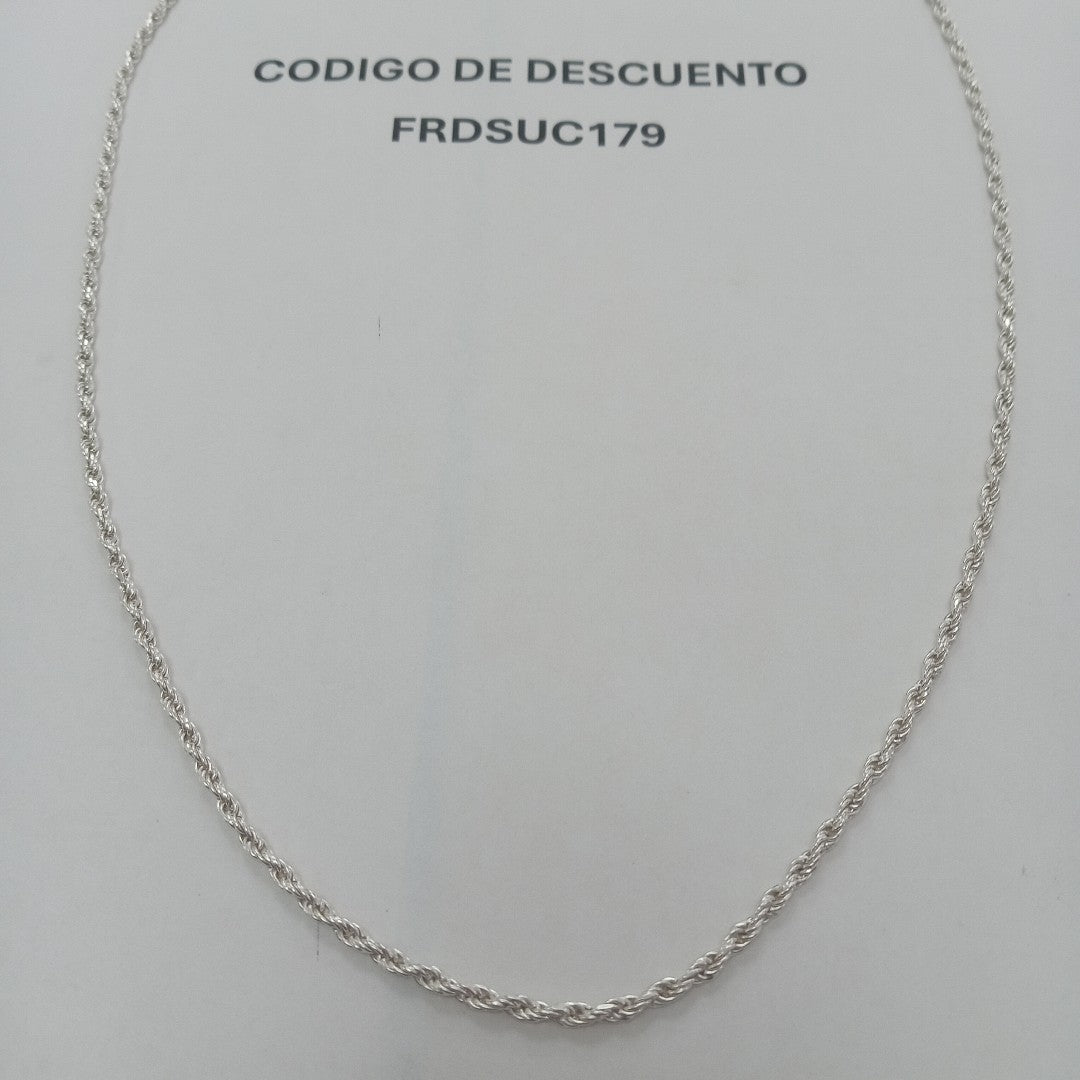 CADENA PLATA 16.3 GRMS (SEMINUEVO)