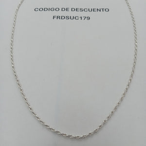 CADENA PLATA 16.3 GRMS (SEMINUEVO)