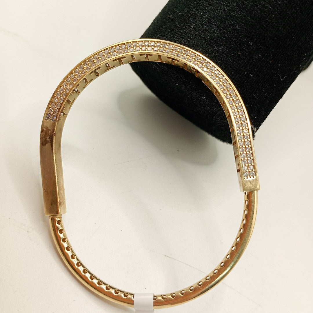 PULSERA, PULSERA RIGIDA ORO 10 K 16.6 GRMS (SEMINUEVO)