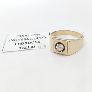 ANILLO ORO 14 K 4.3 GRMS (SEMINUEVO)