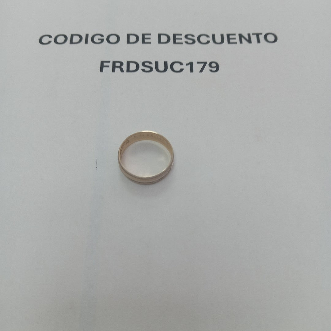 ARGOLLA ORO 10 K 1.6 GRMS (SEMINUEVO)