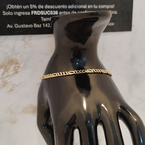 PULSERA ORO 14 K 7.6 GRMS (SEMINUEVO)
